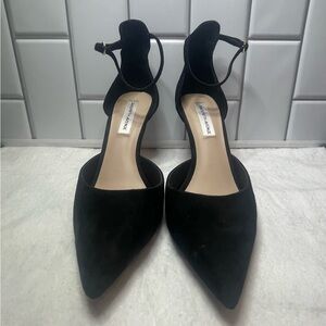 Saks Fifth Ave Pointy Suede Heels